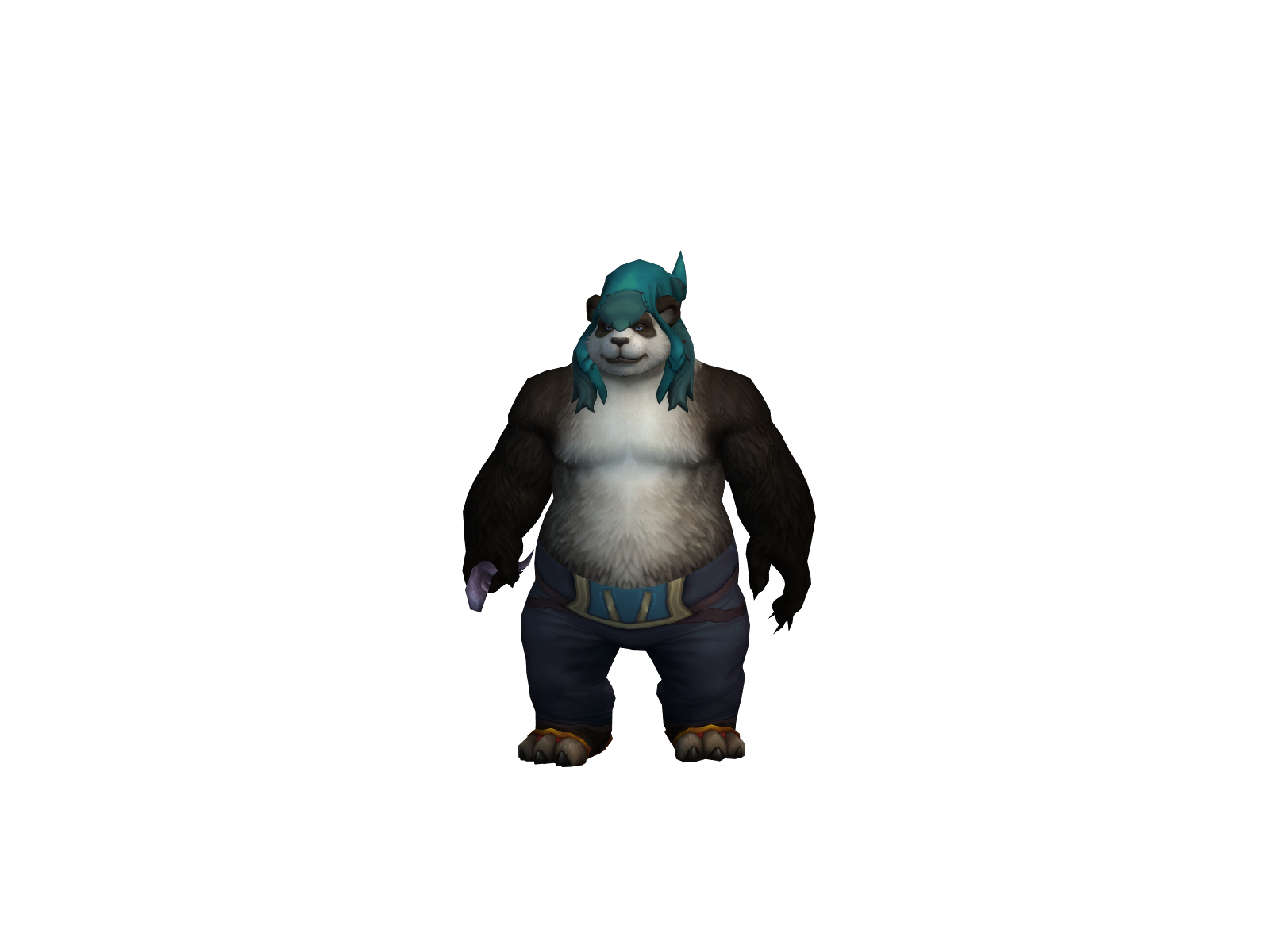 Mudbutt 3D character render