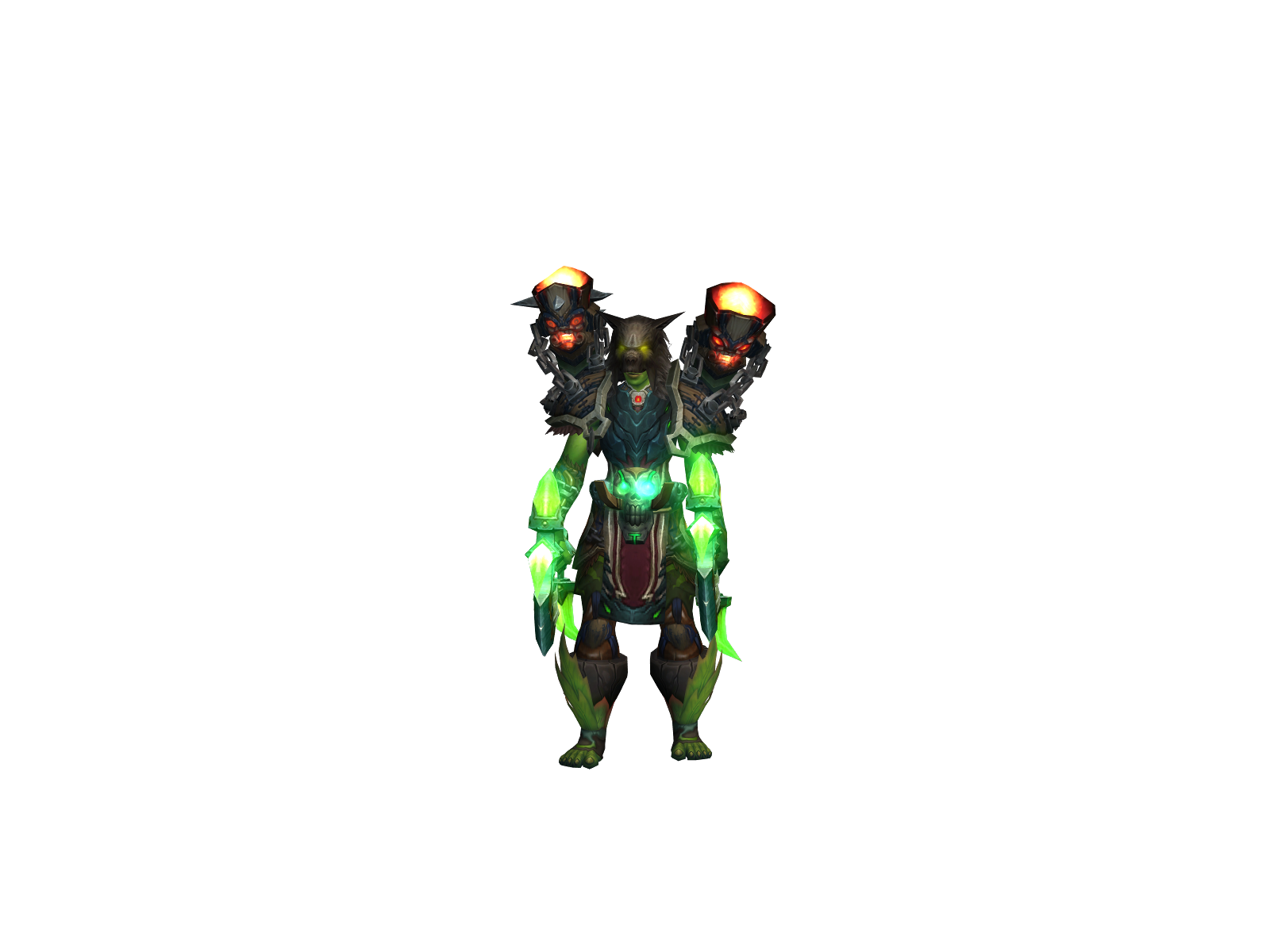 Terrorcore 3D character render