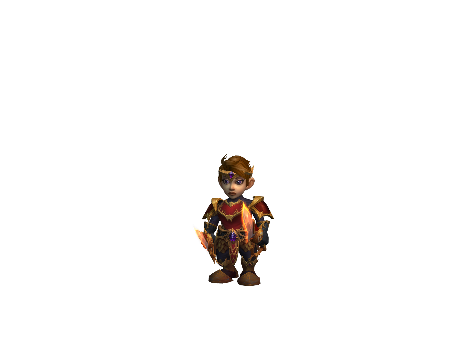 Piscky 3D character render
