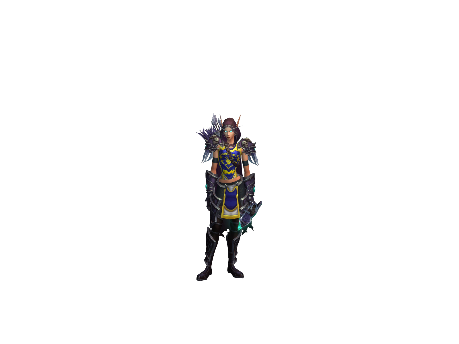Waterelf 3D character render