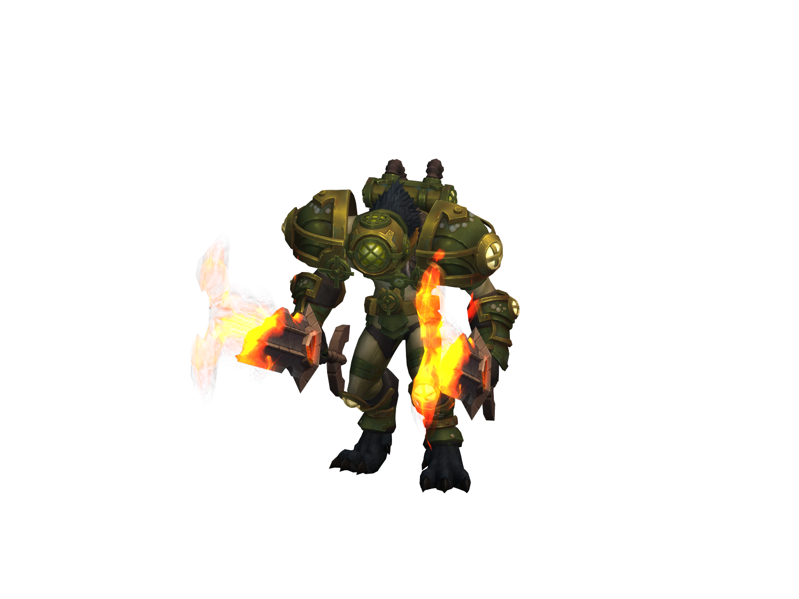 Rumblebolt 3D character render