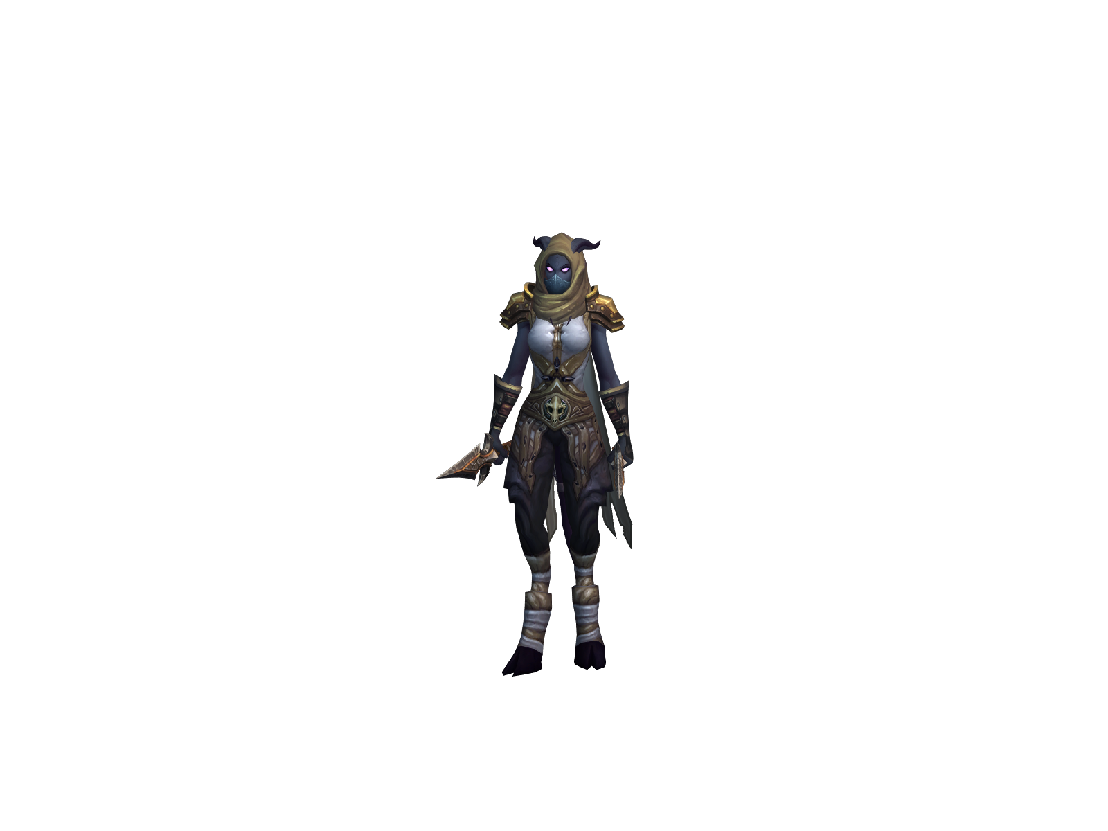 Averil 3D character render