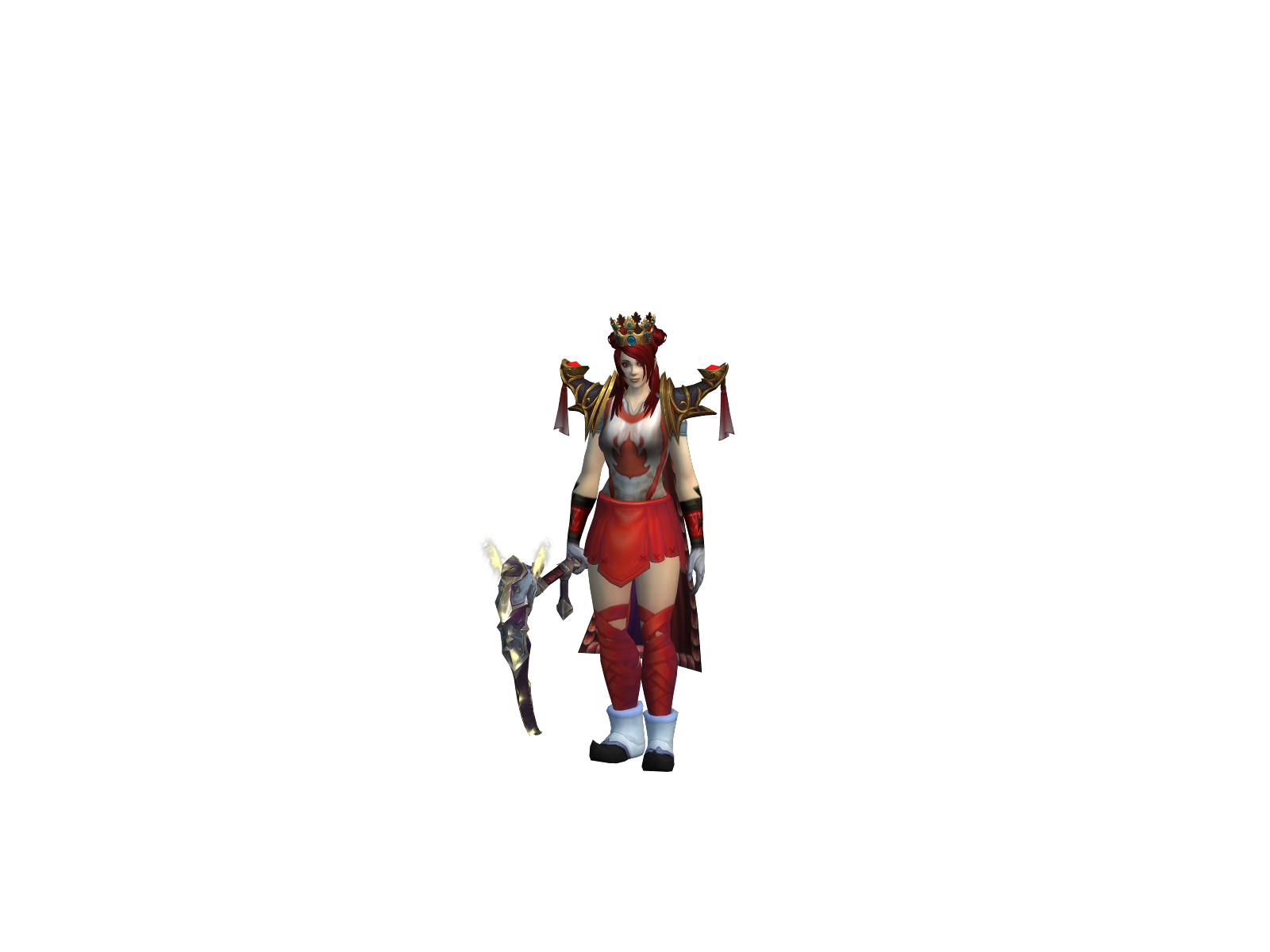 Rosereaper 3D character render
