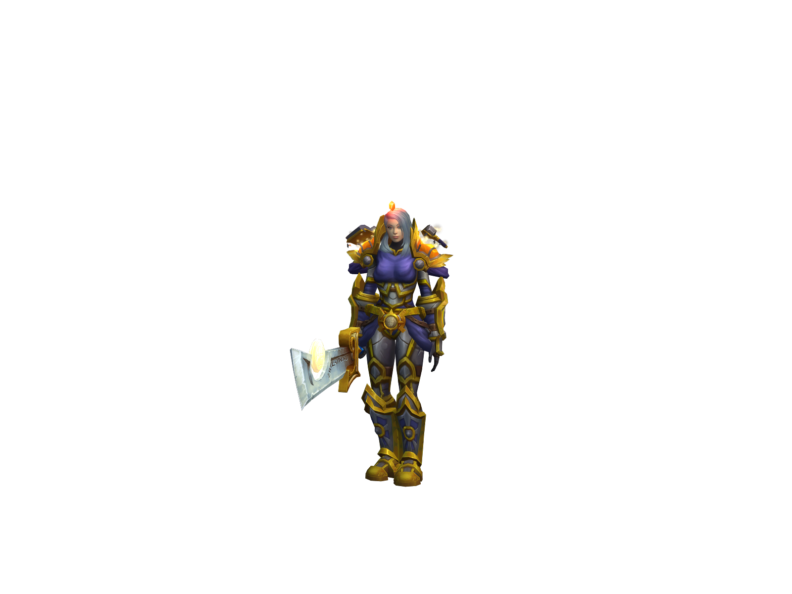 Solandria 3D character render