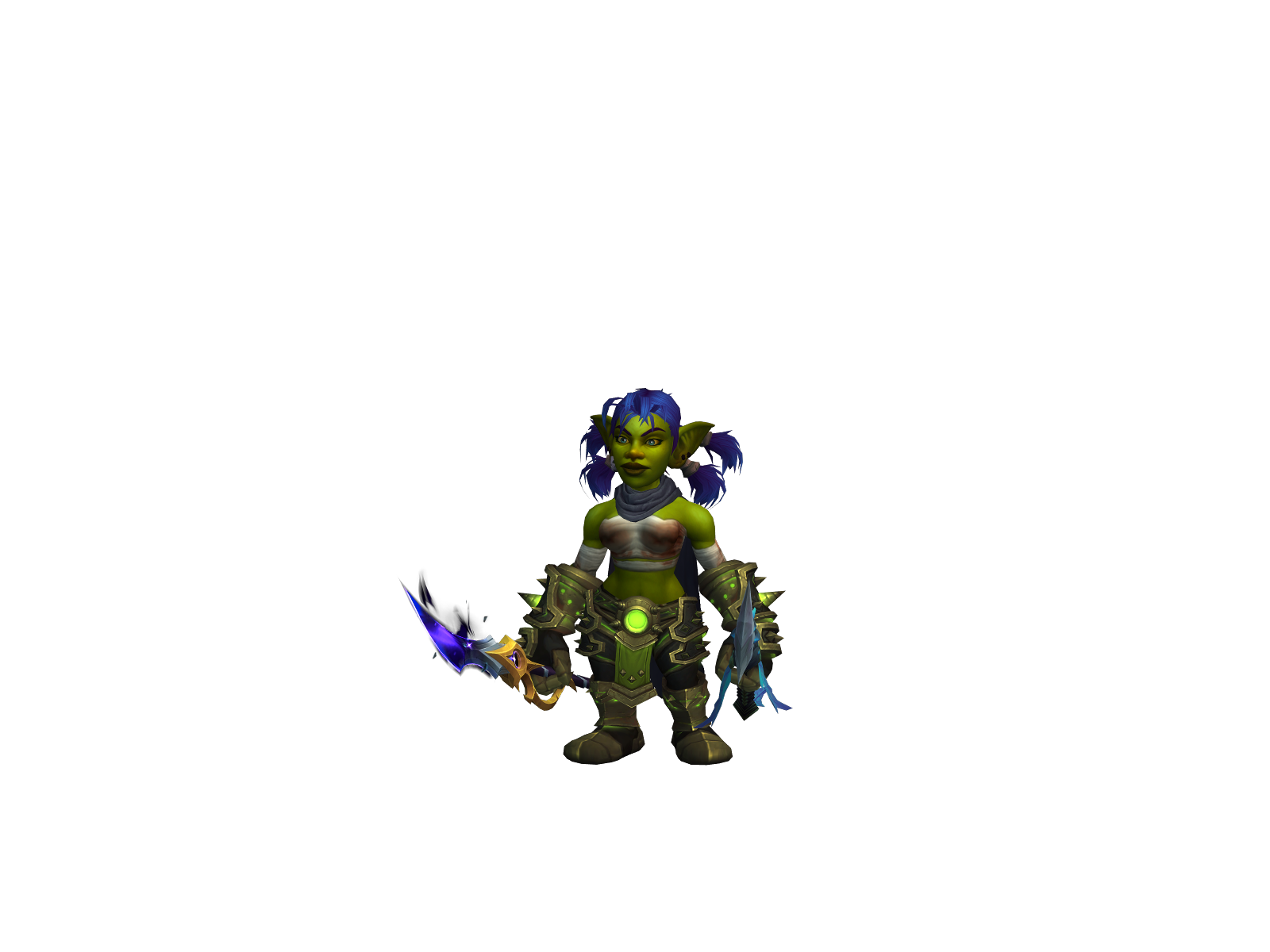 Azzarena 3D character render