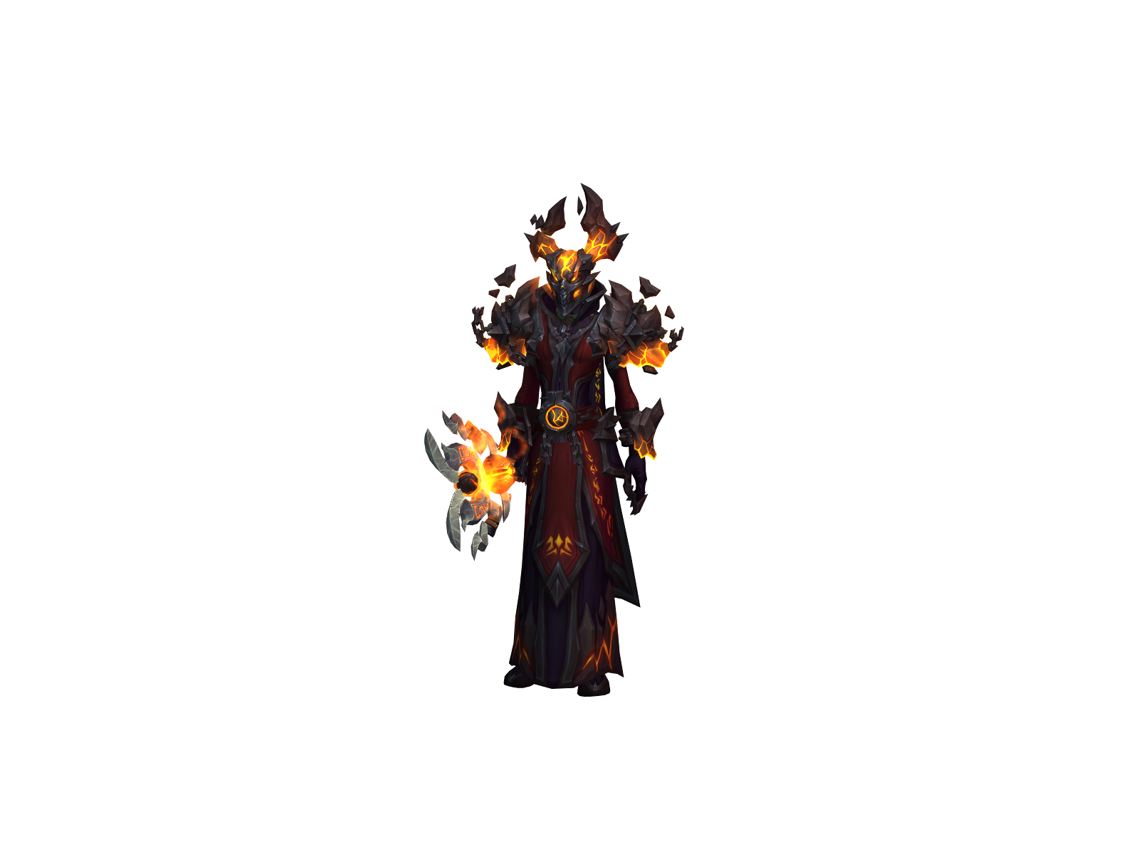 Intermittent 3D character render