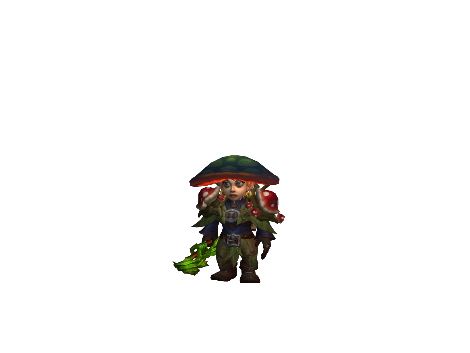 Kamiwaza 3D character render