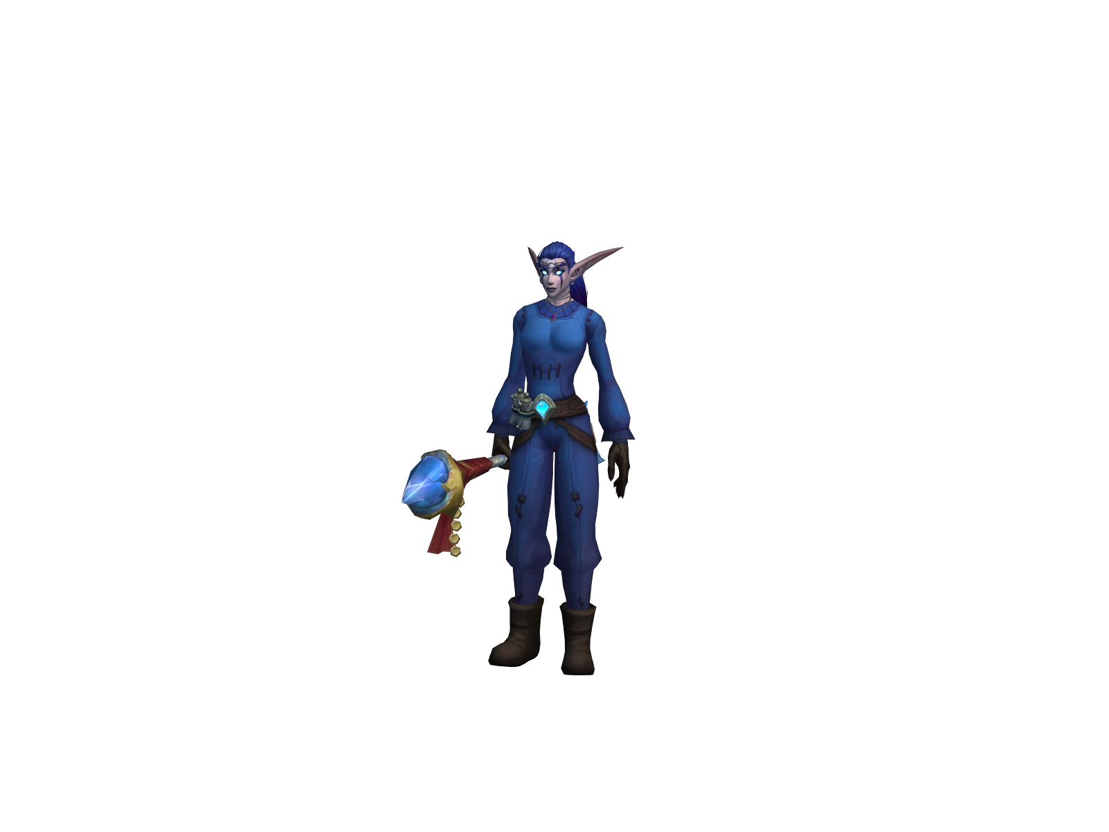 Igbaddie 3D character render