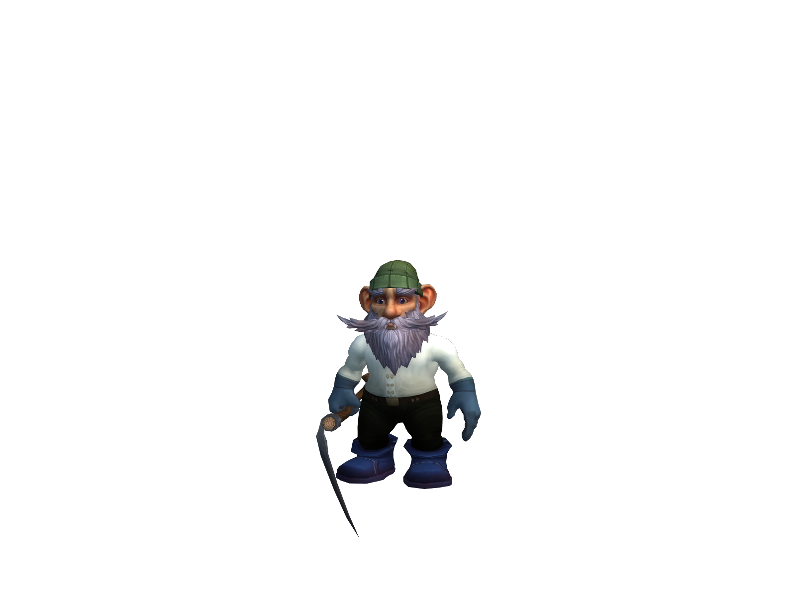 Qua 3D character render