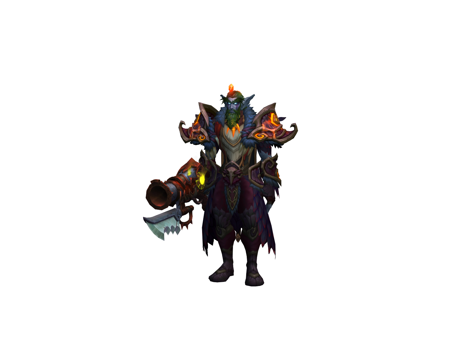 Pewpewbeast 3D character render