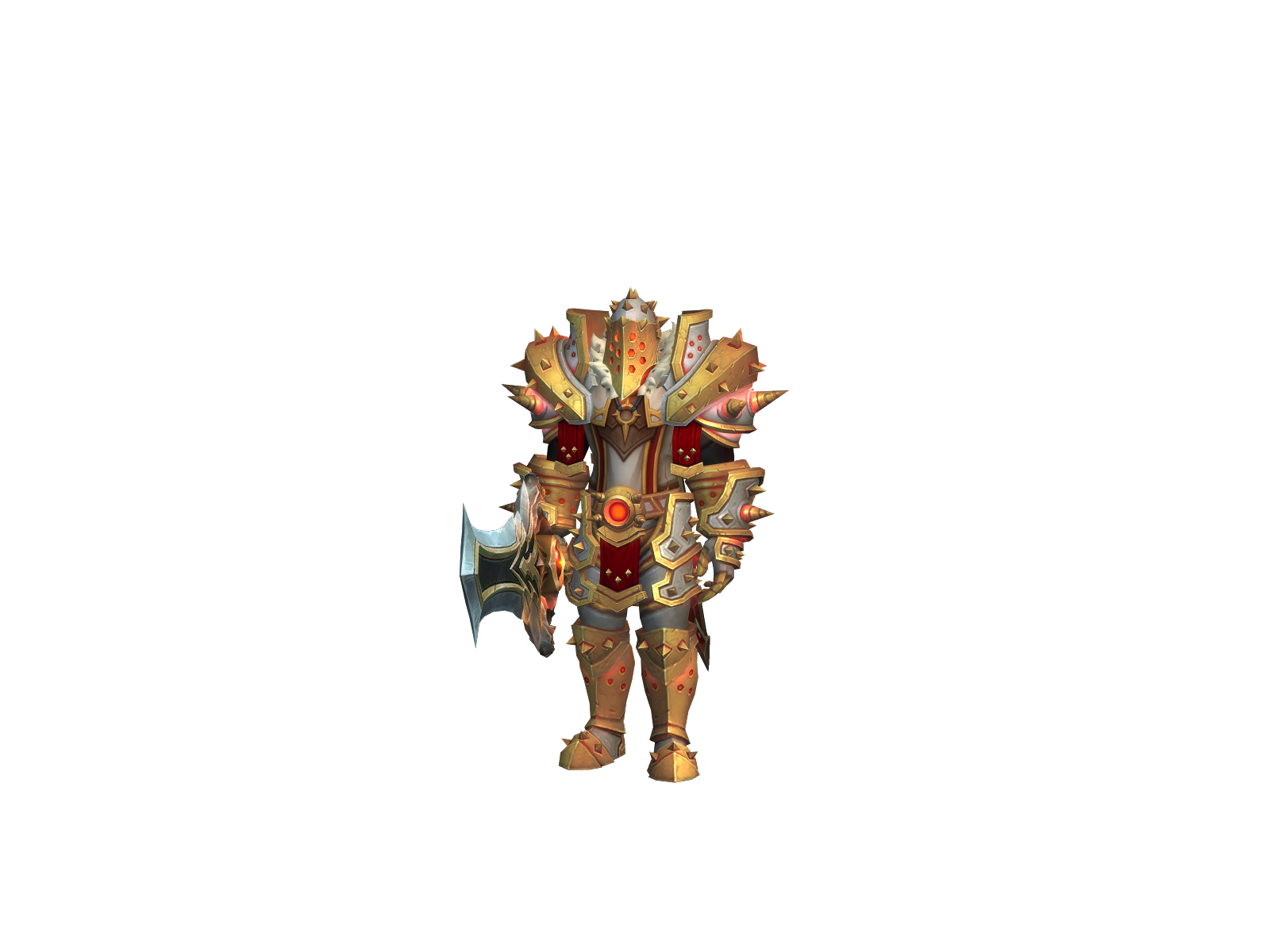 Soulsteel 3D character render