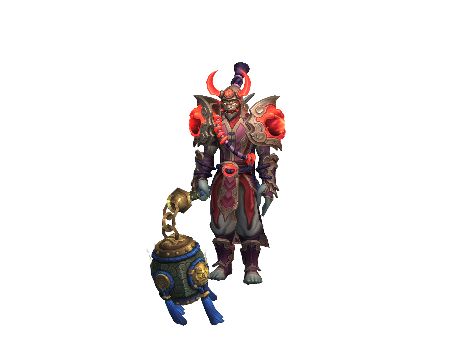 Omph 3D character render
