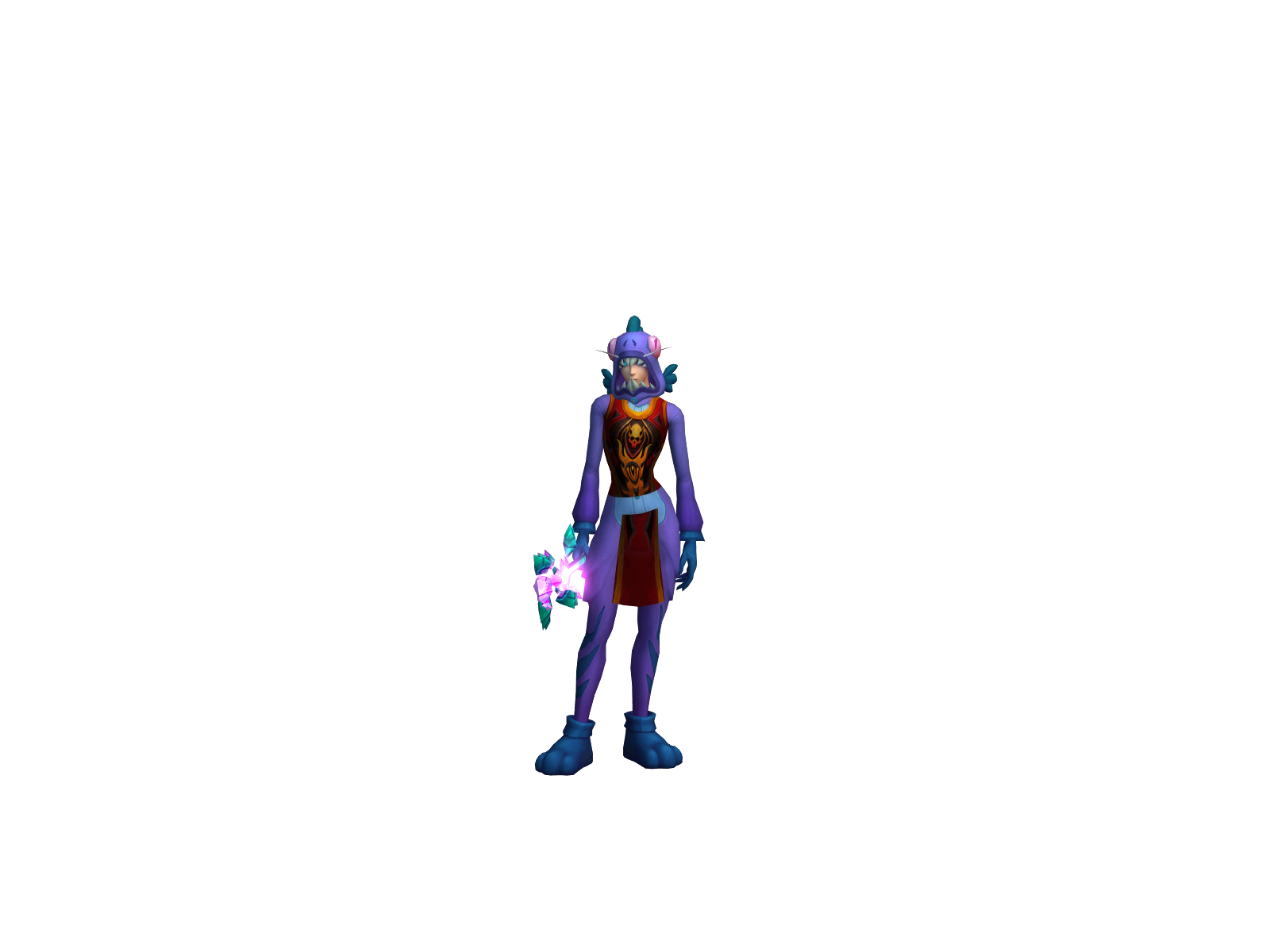 Cuzins 3D character render