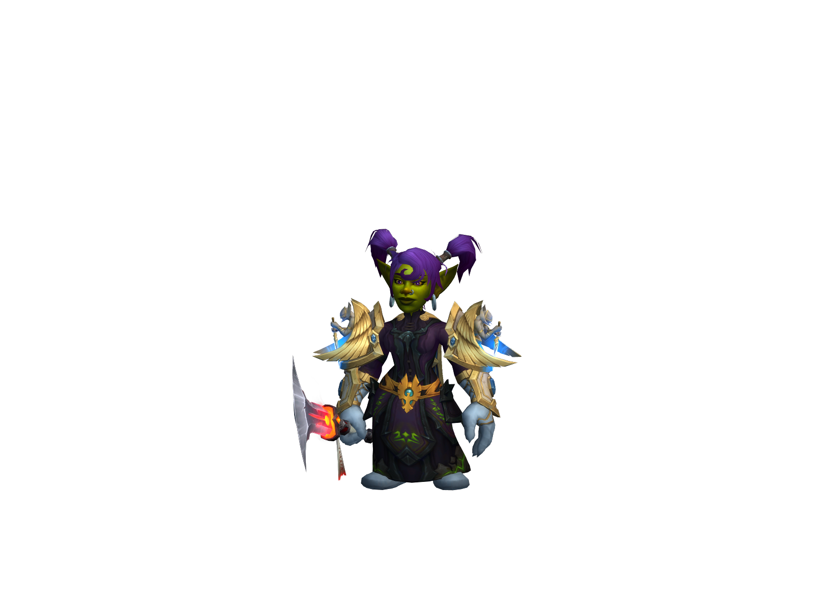 Ellupriest 3D character render