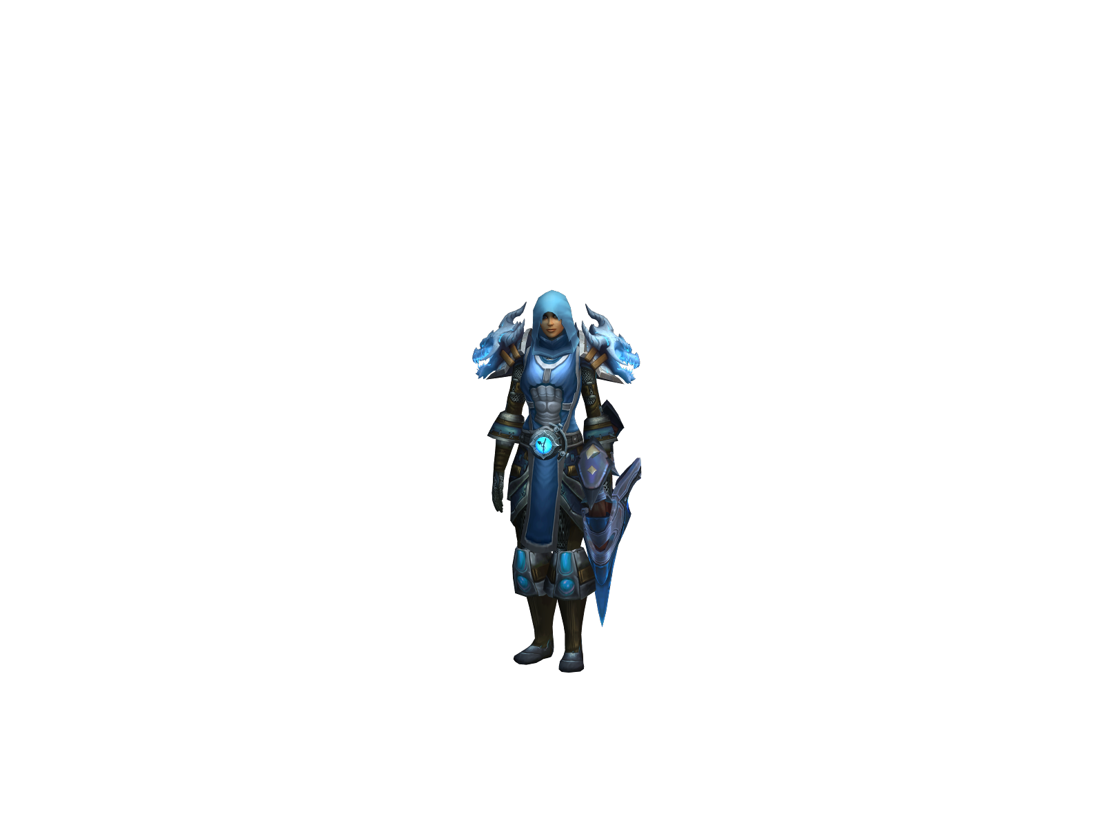 Clayr 3D character render