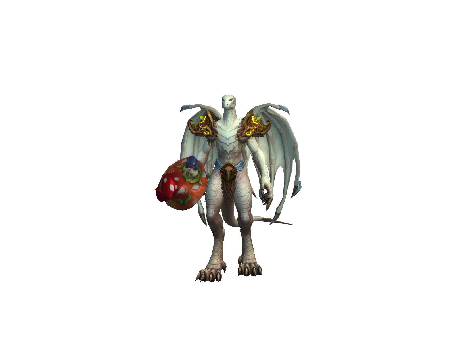 Draxle 3D character render