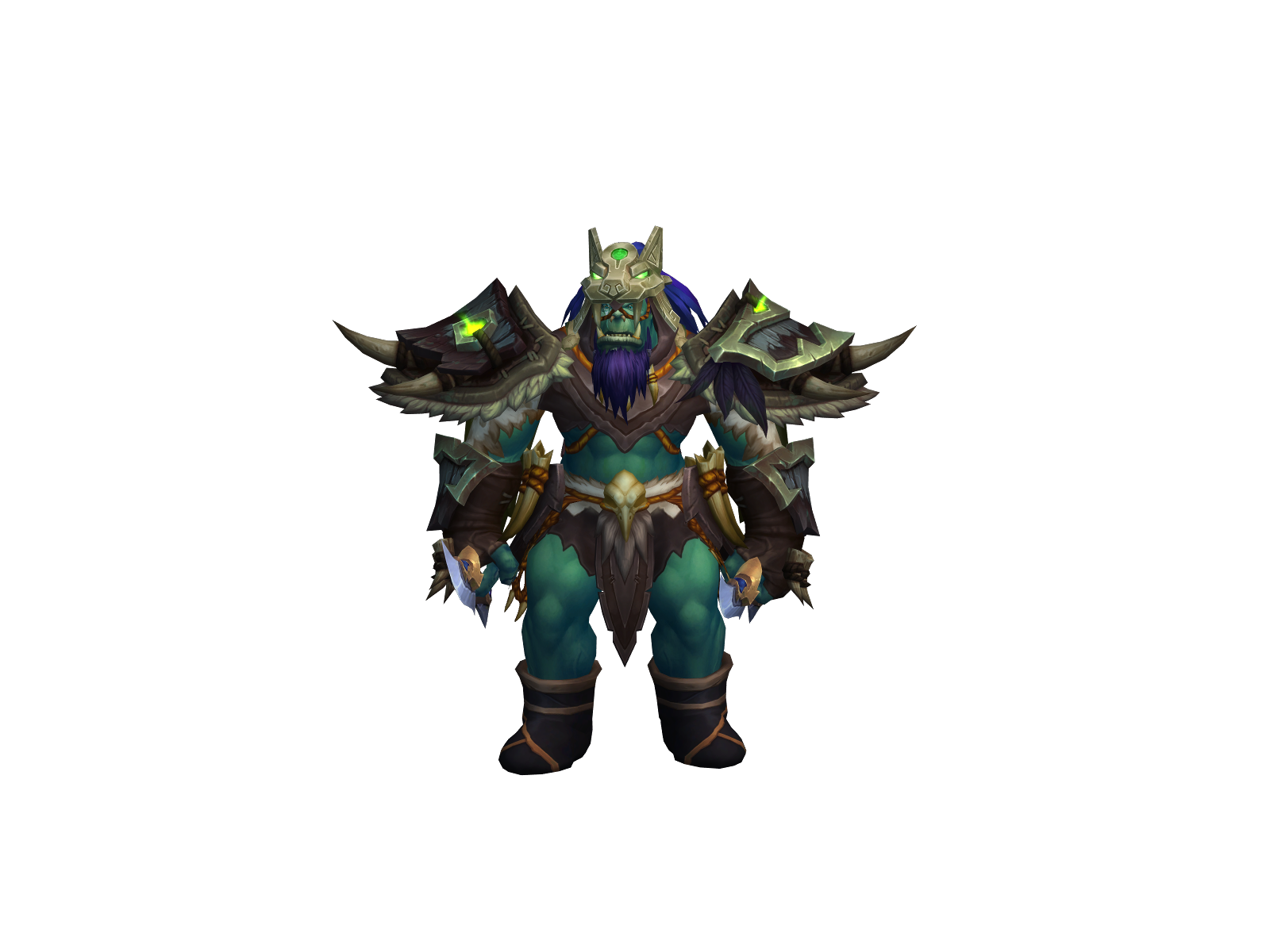 Nearby 3D character render
