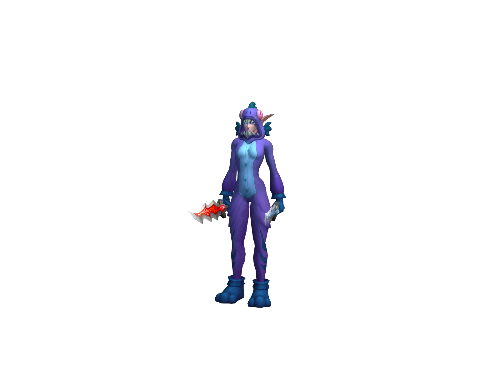 Fixieirl 3D character render