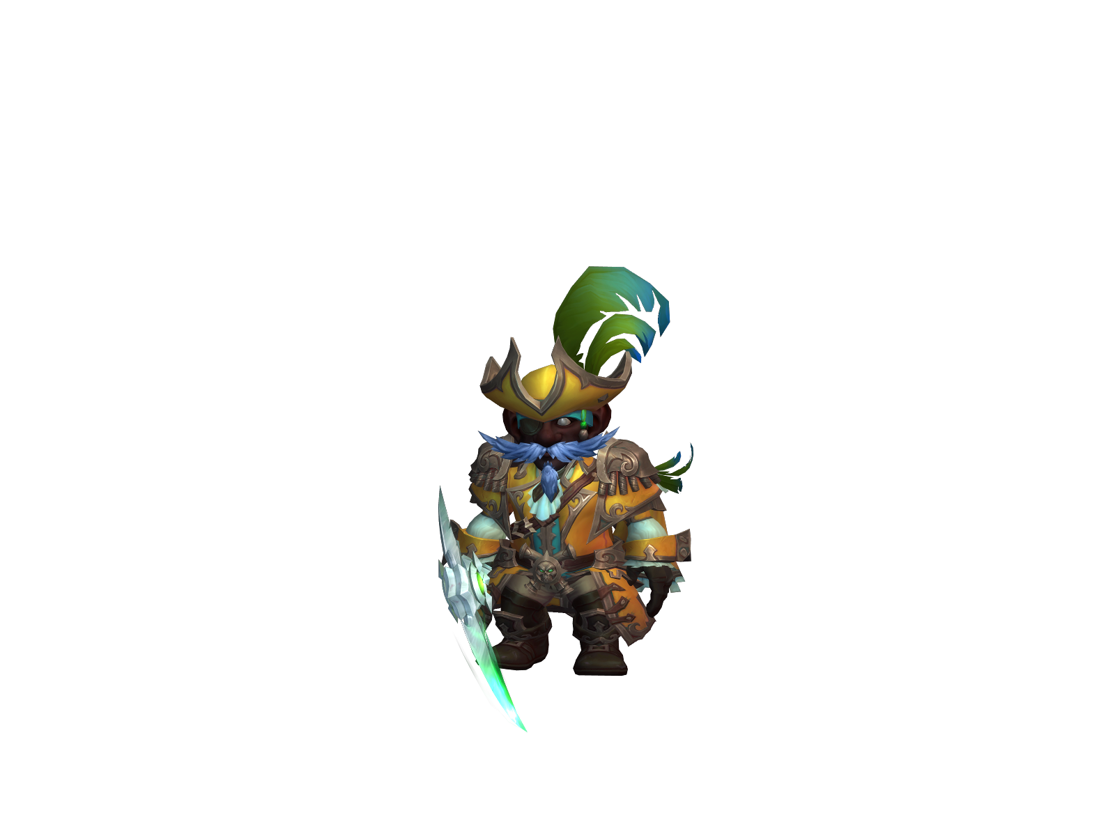 Yafu 3D character render