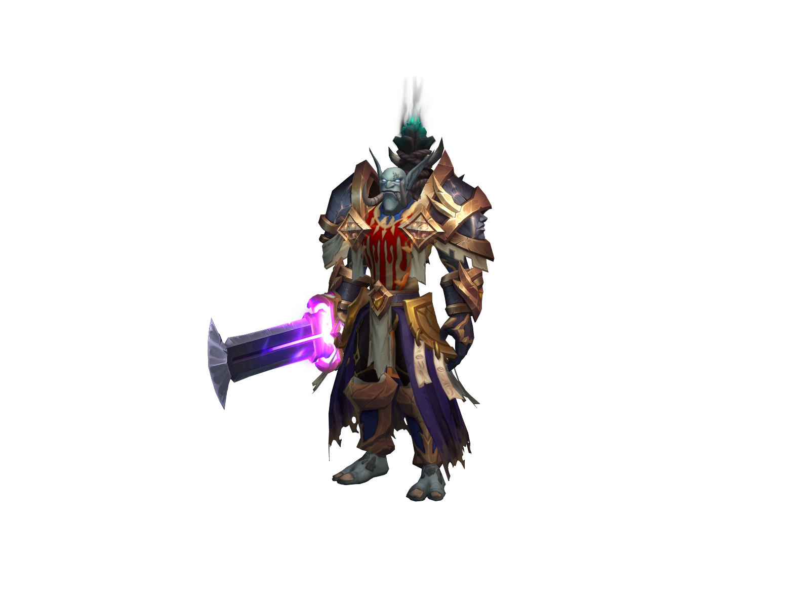Poodpants 3D character render
