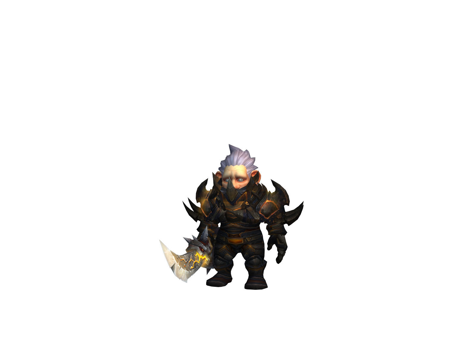 Wardur 3D character render