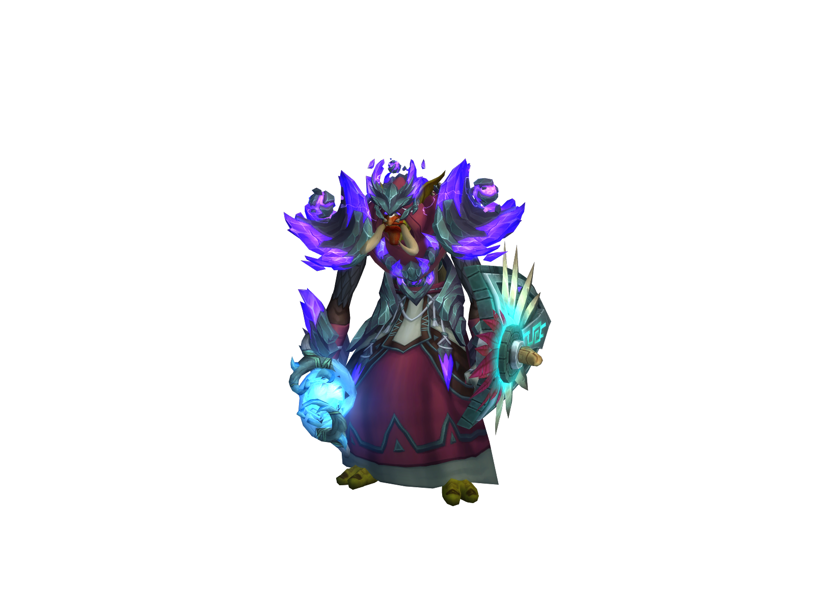 Zeldrak 3D character render