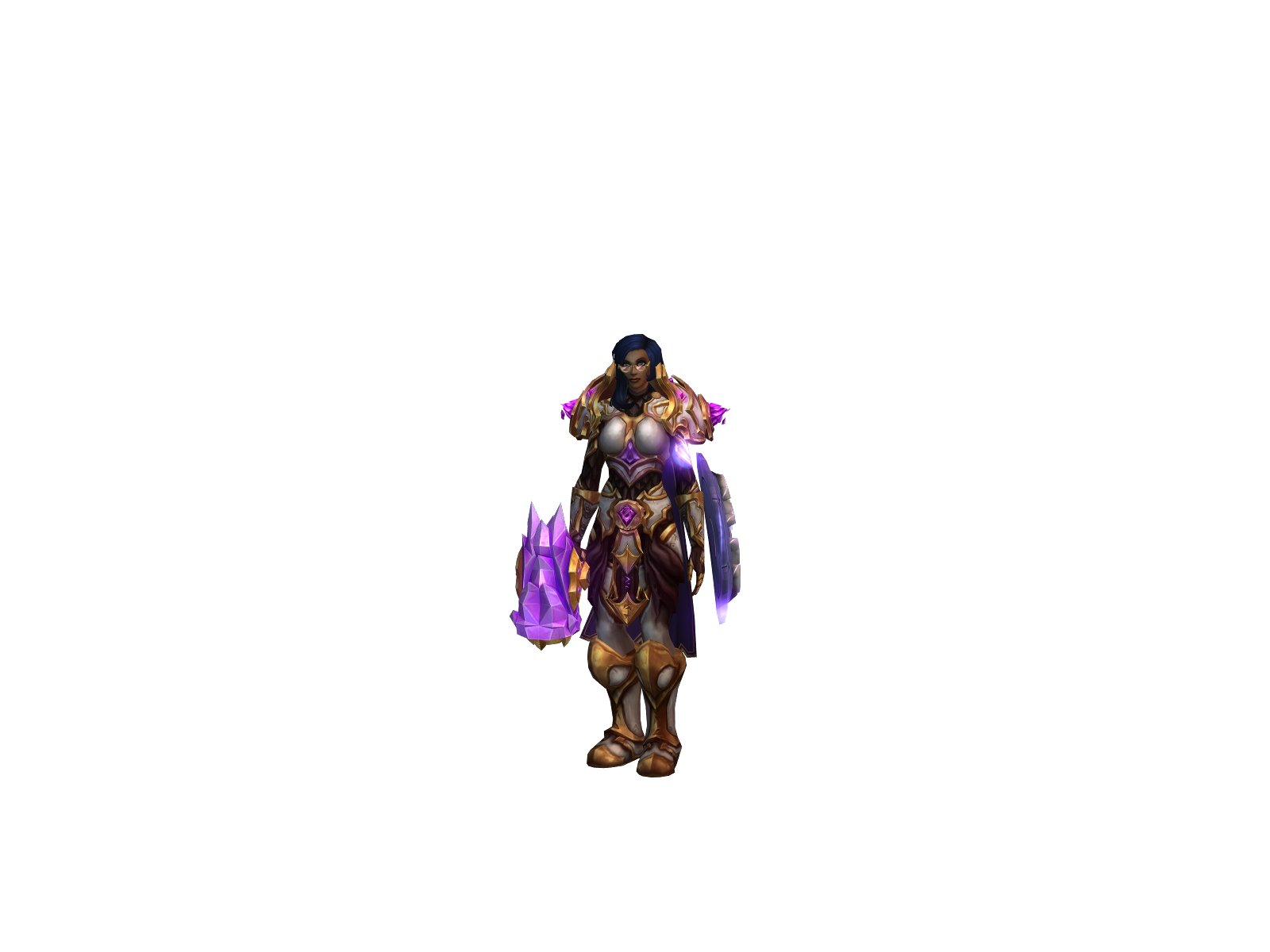 Galadiva 3D character render