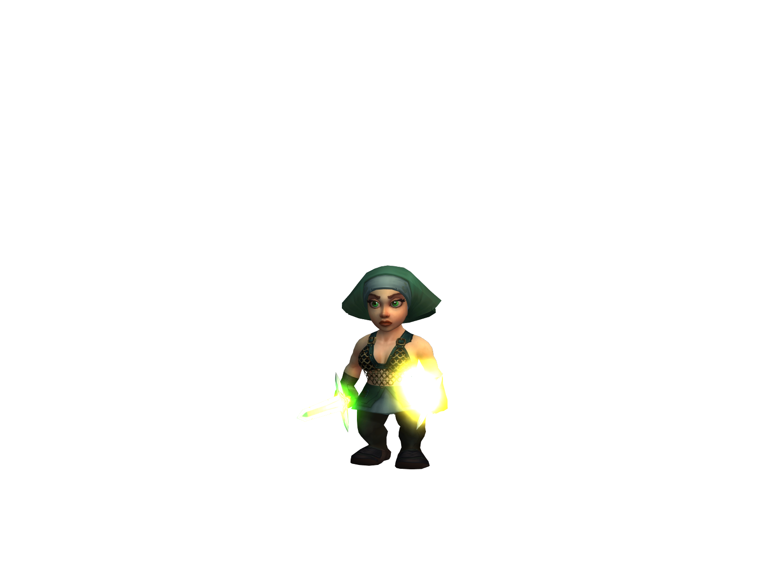 Geraldx 3D character render