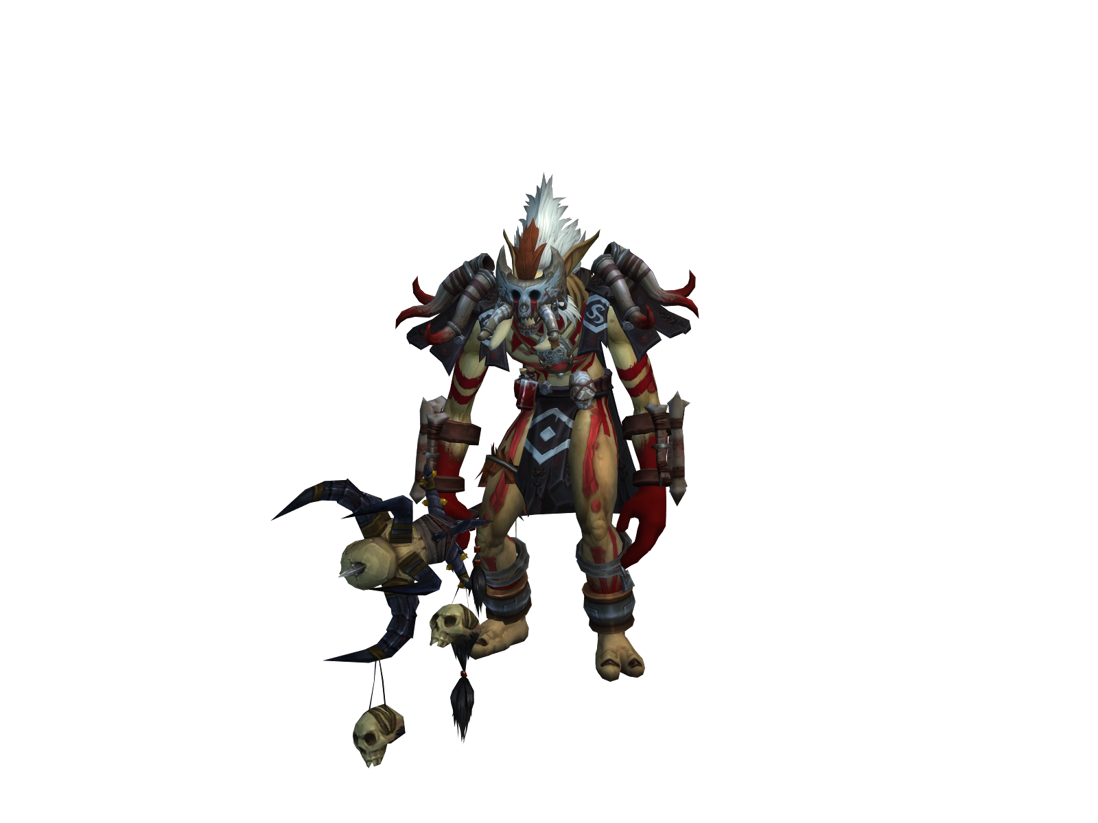 Stained 3D character render