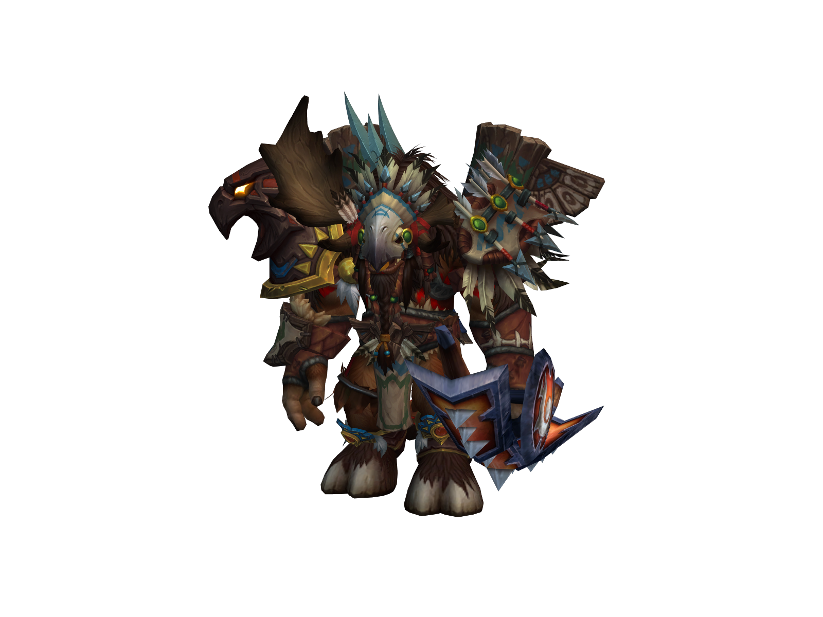 Beartraps 3D character render