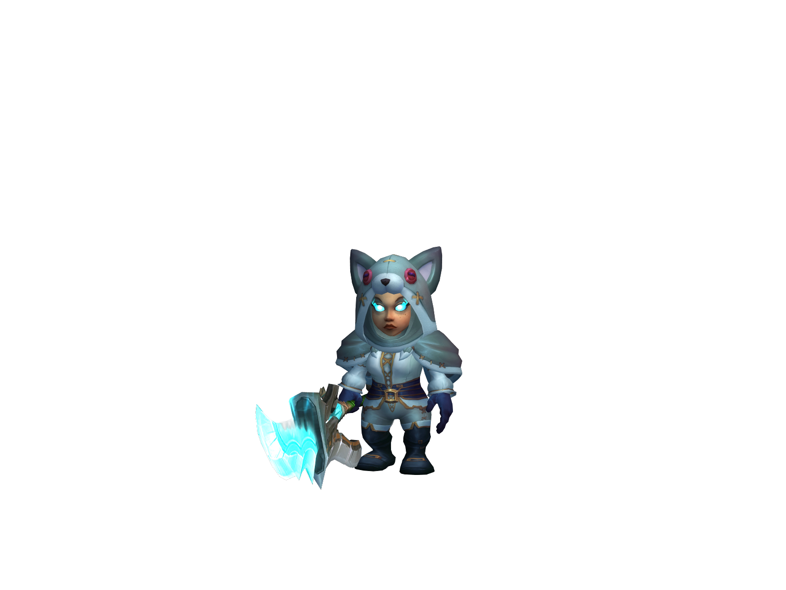 Kikukiku 3D character render