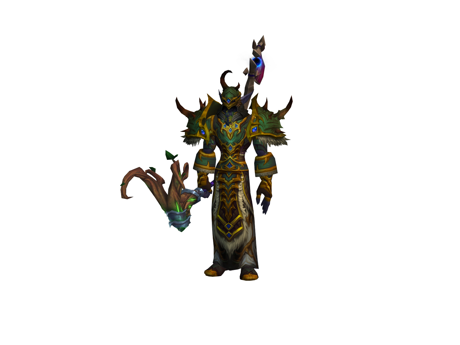 Riserageclaw 3D character render