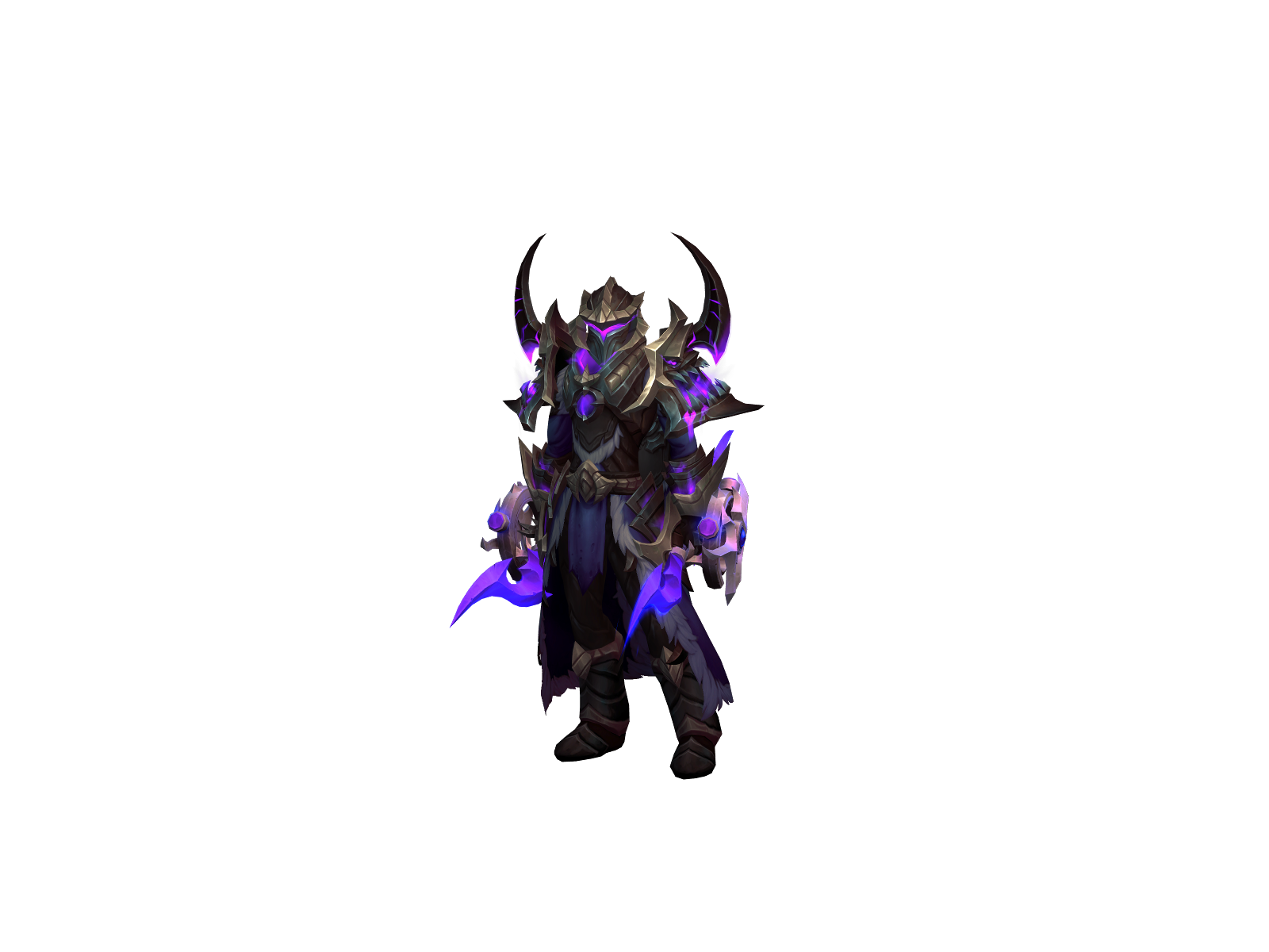 Blackreaved 3D character render