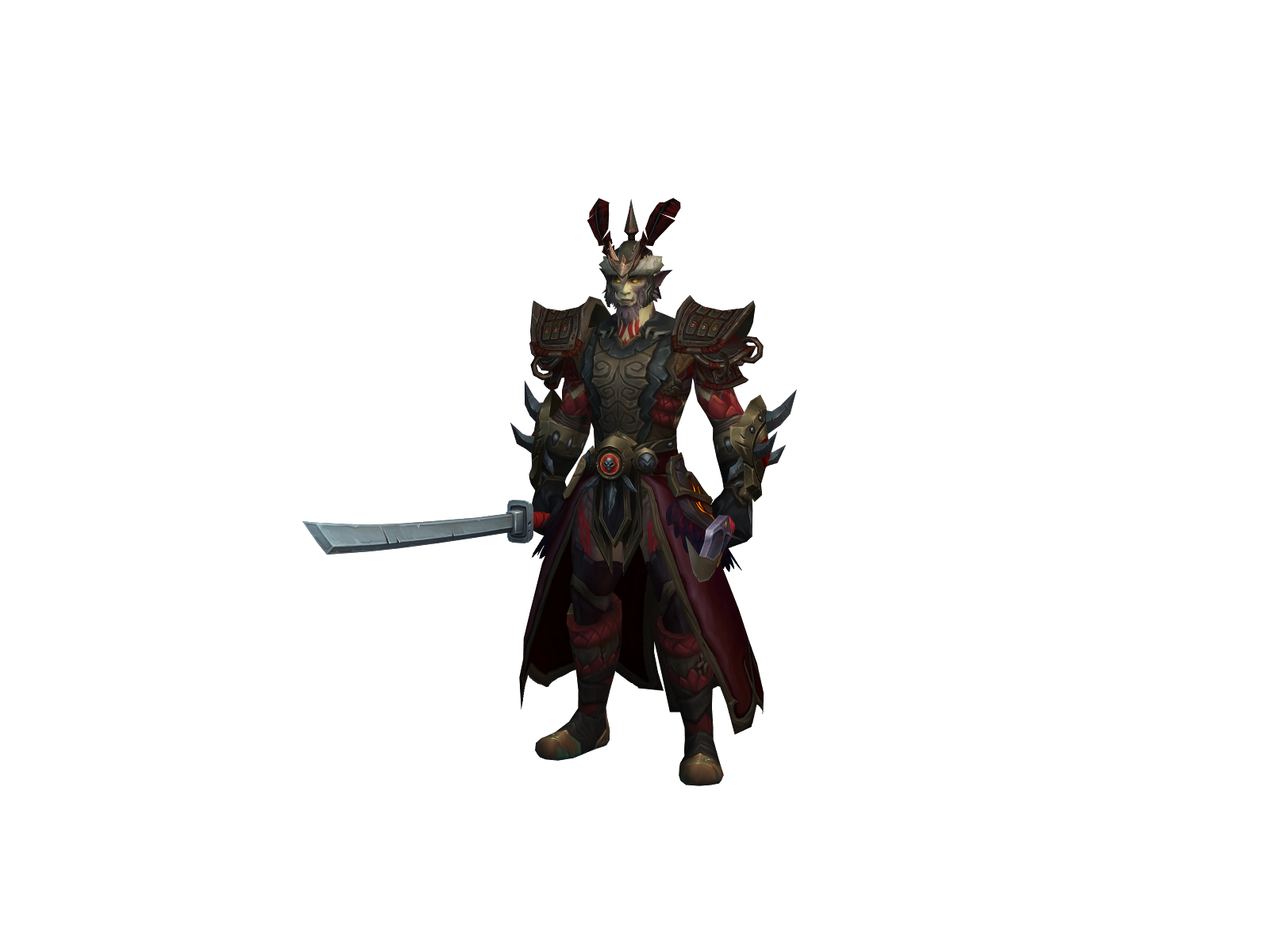 Hozen 3D character render