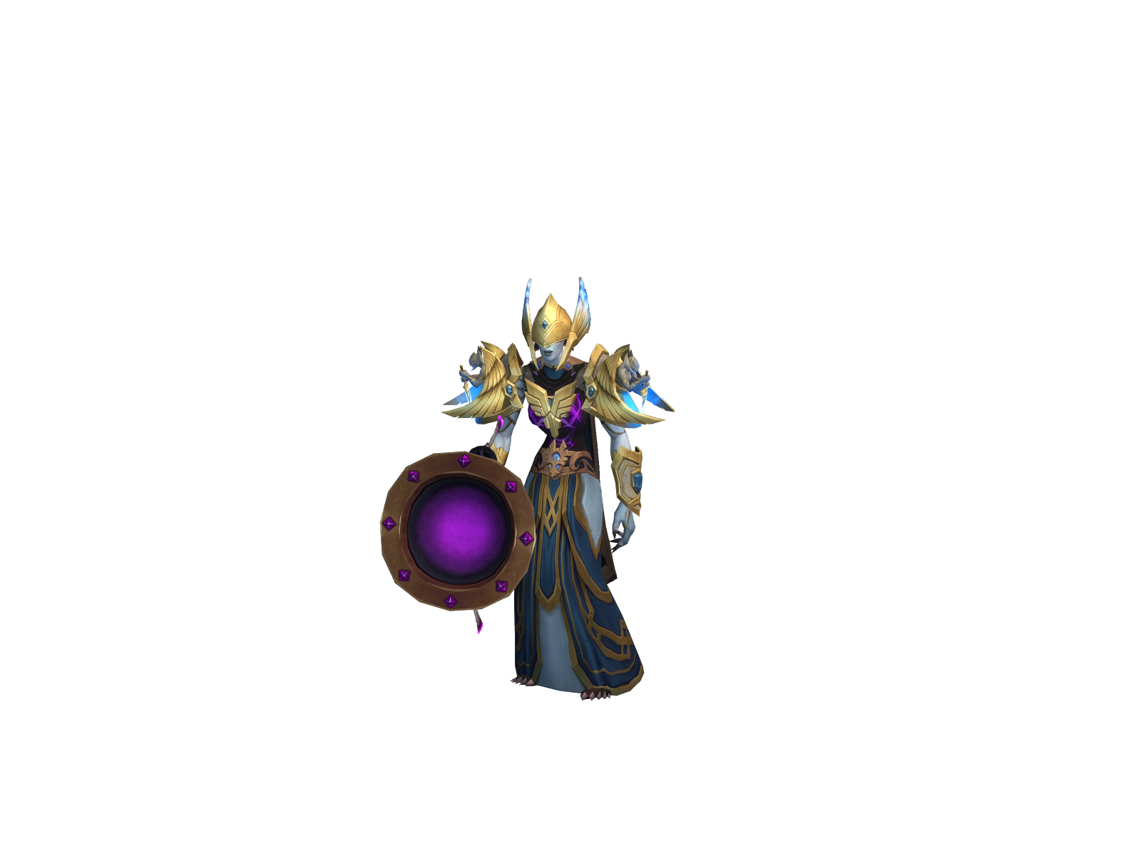 Lilghost 3D character render