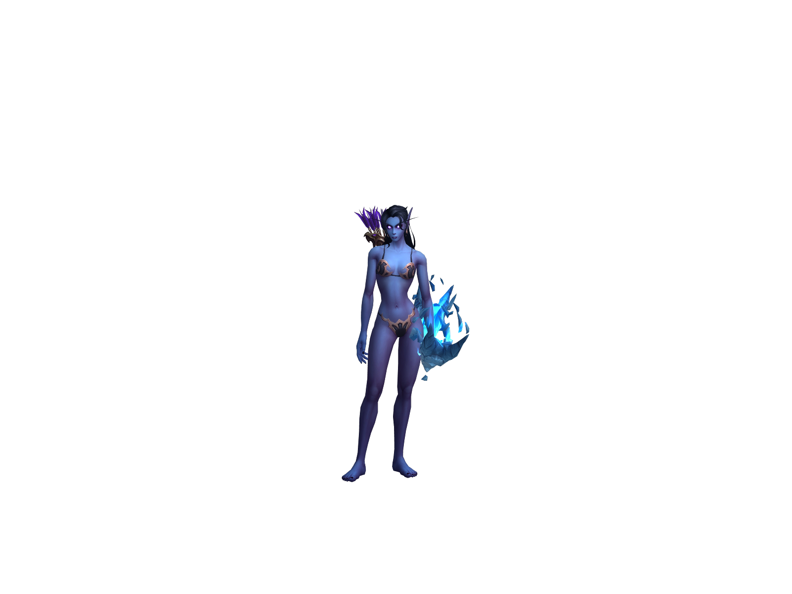 Almalia 3D character render