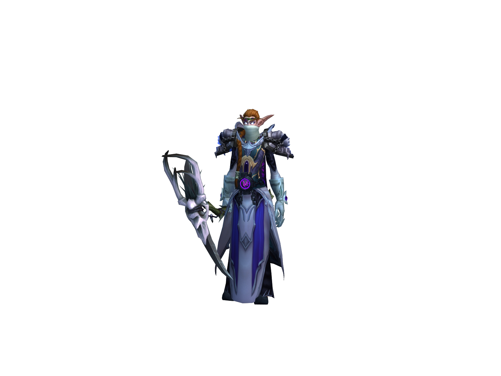 Voidfrizzled 3D character render