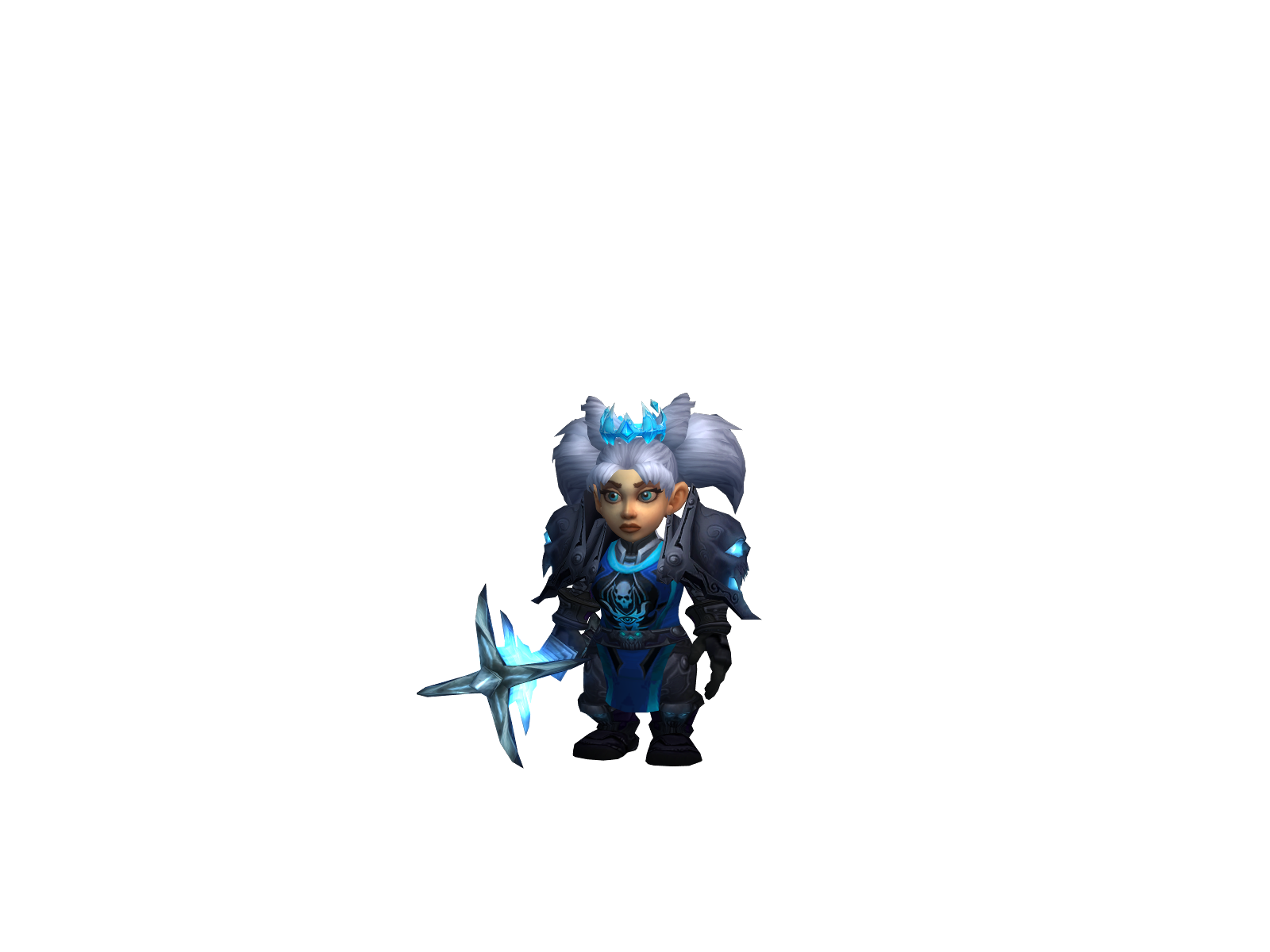 Overpower 3D character render