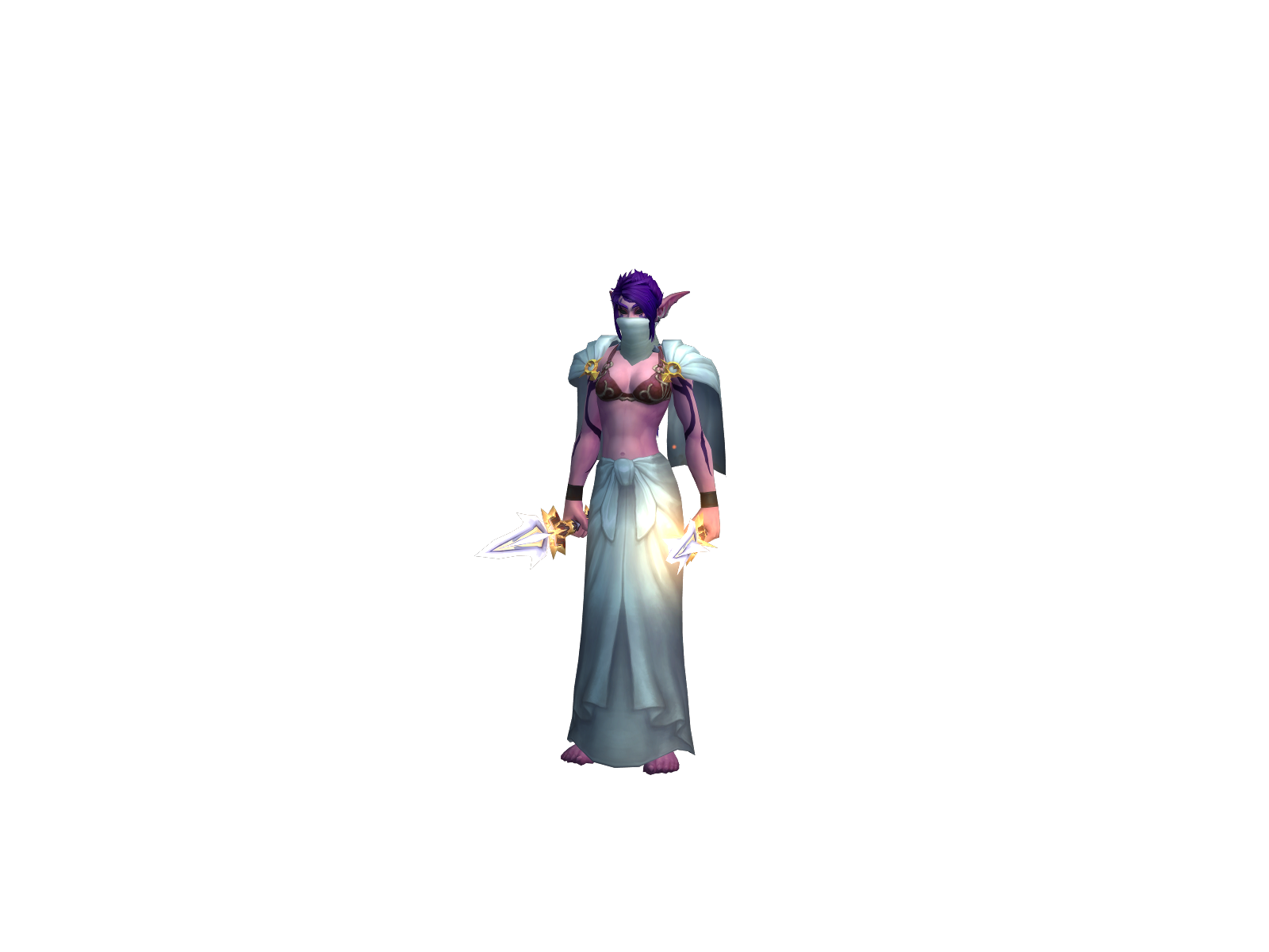 Umbrál 3D character render