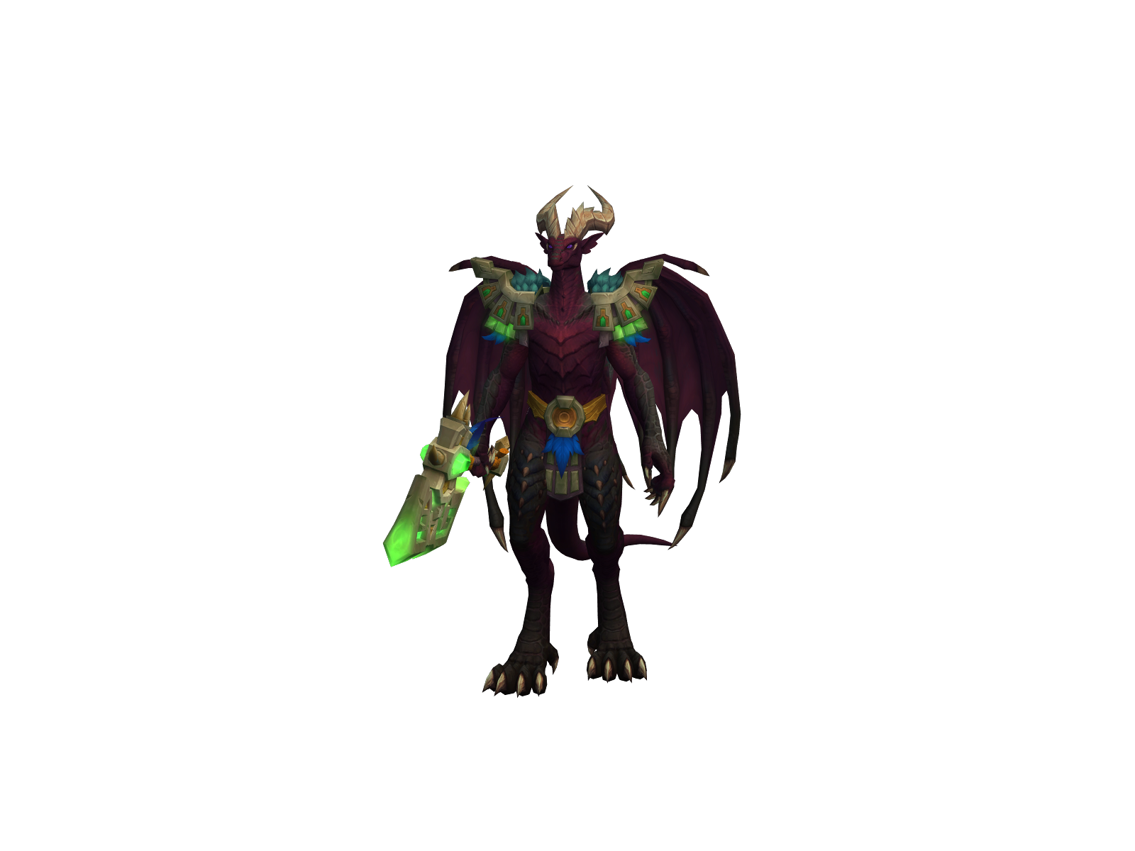 Emerldnight 3D character render
