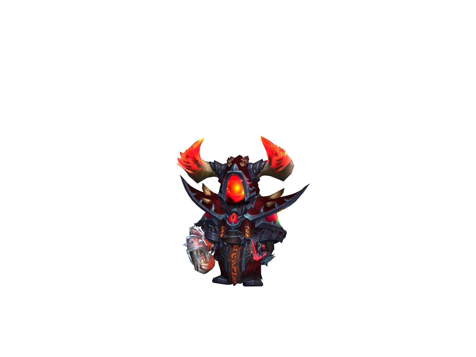 Droolum 3D character render