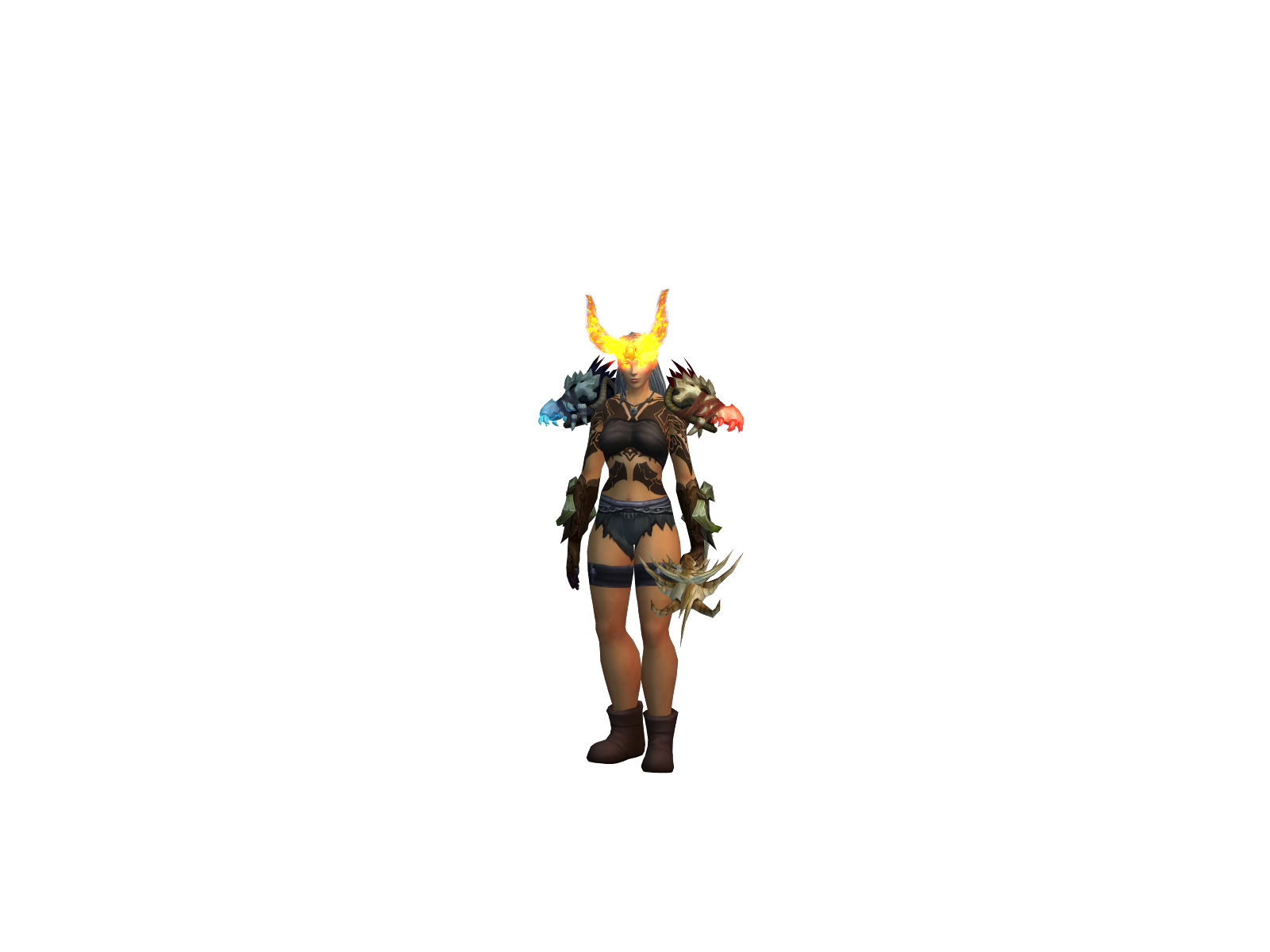 Goatmen 3D character render