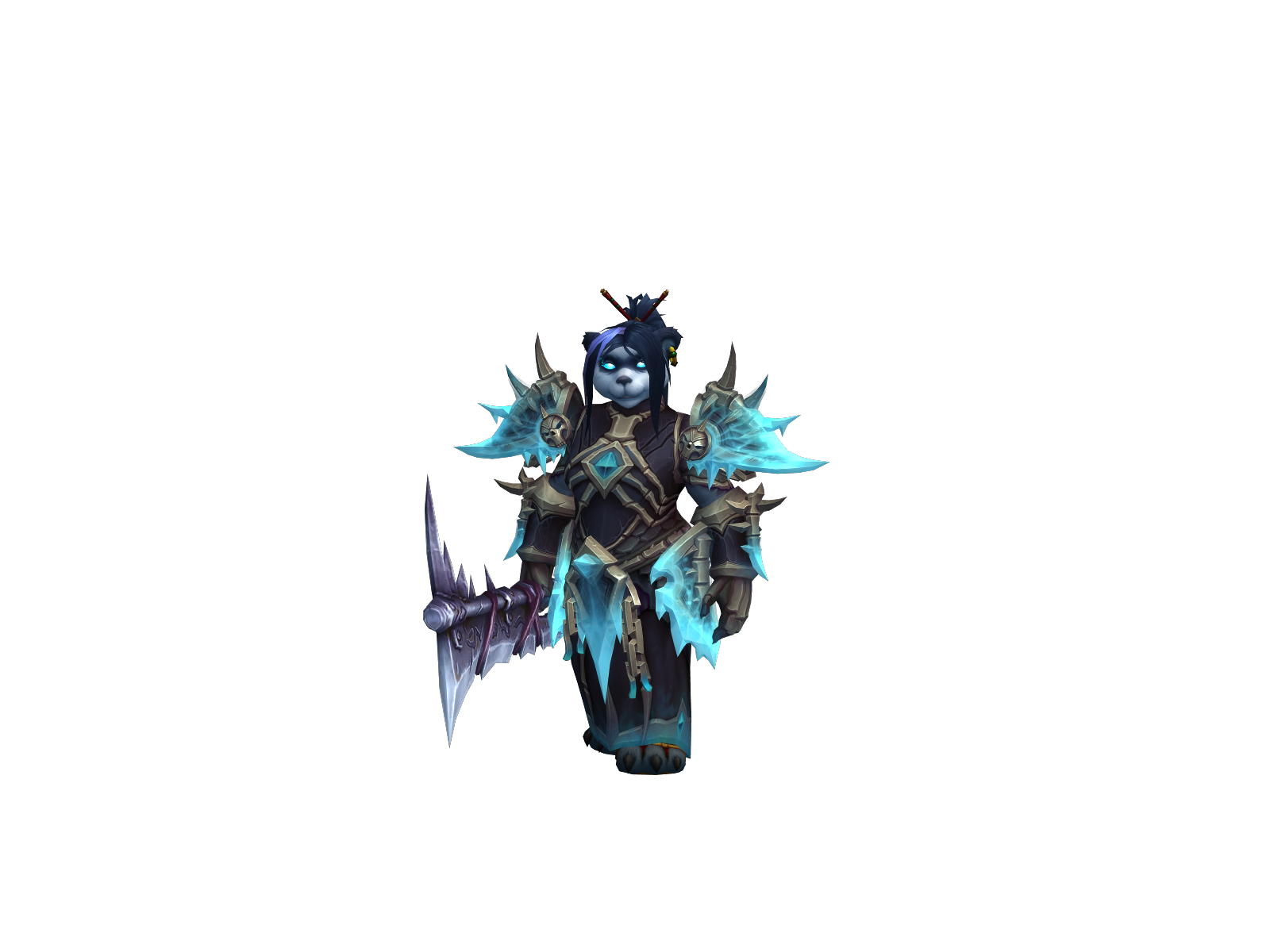 Goldendk 3D character render