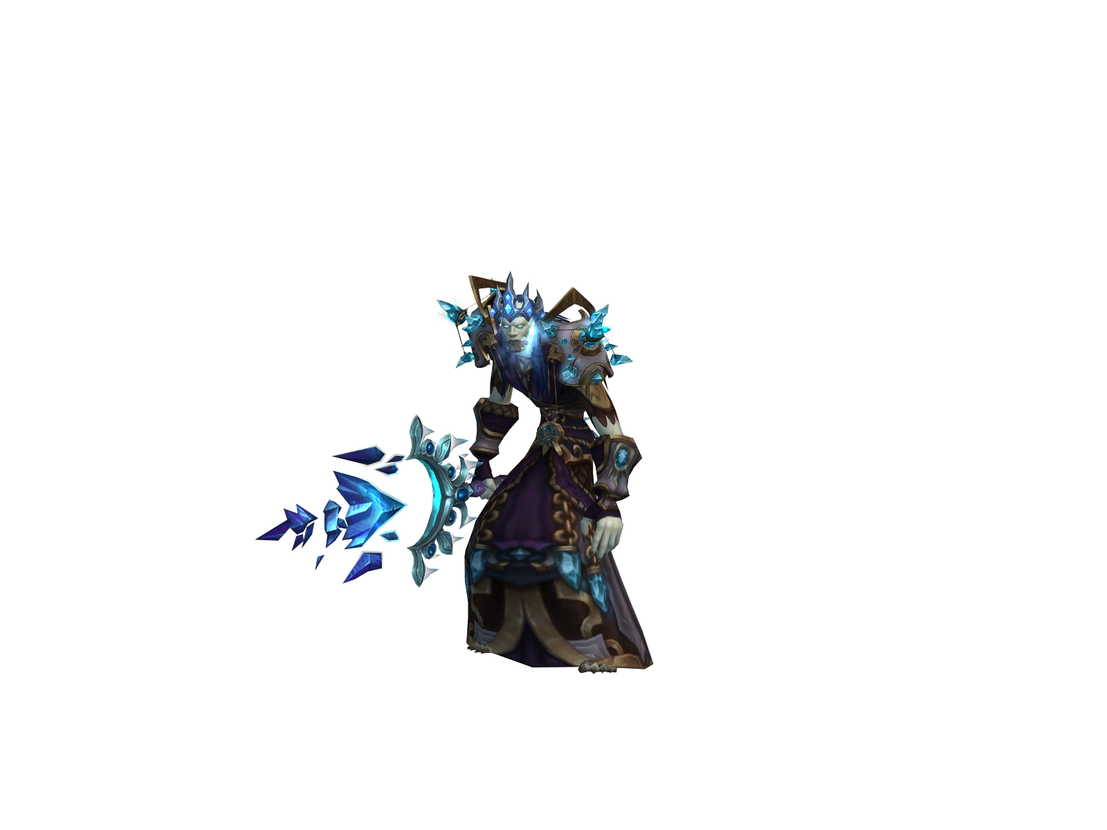 Snowcapped 3D character render
