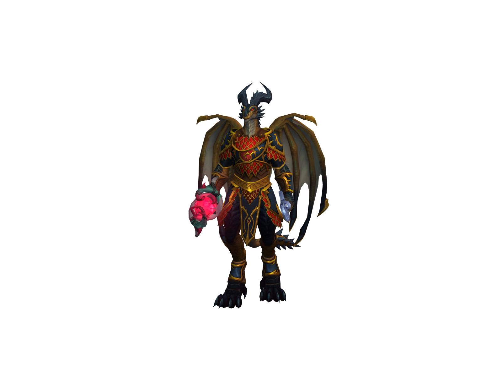 Dractaro 3D character render