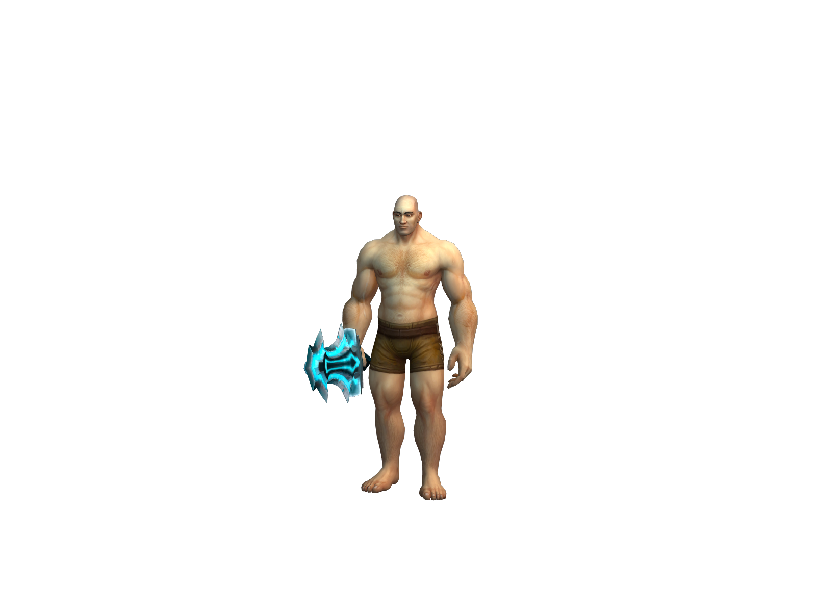 Brohugger 3D character render