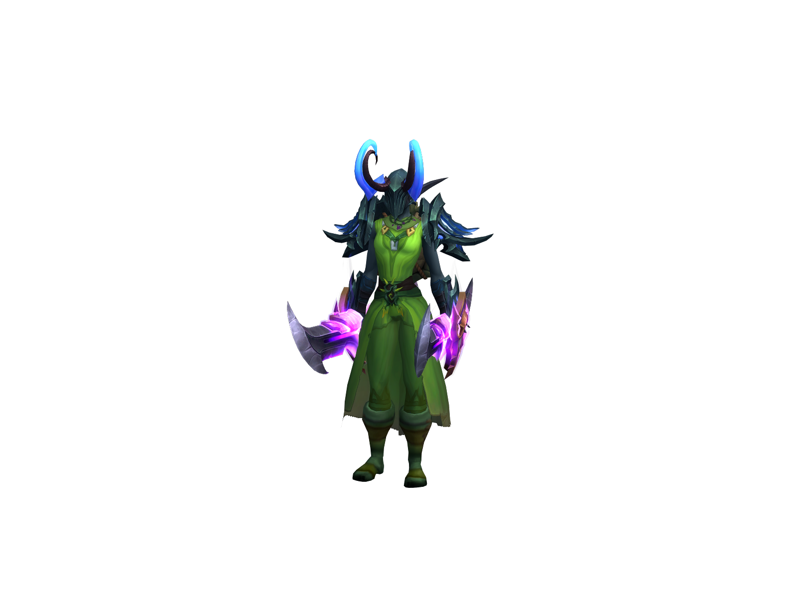 Alzael 3D character render