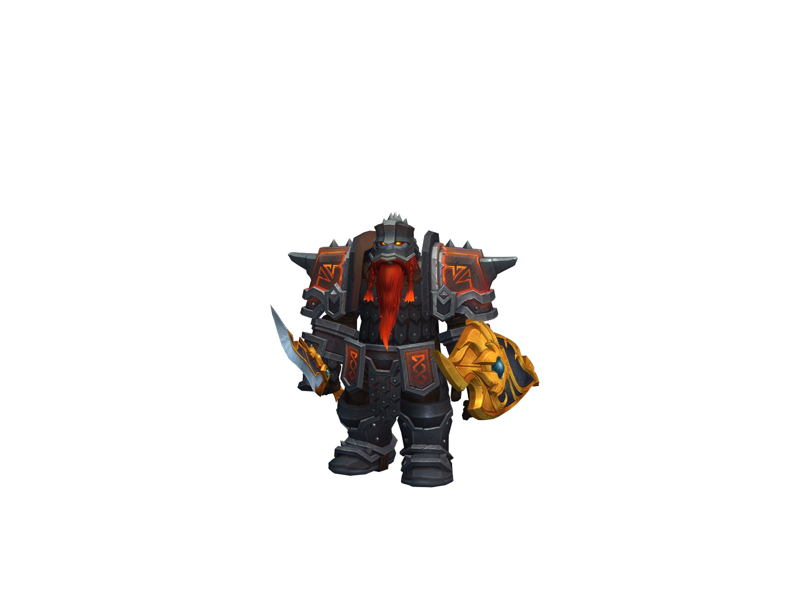 Roknu 3D character render