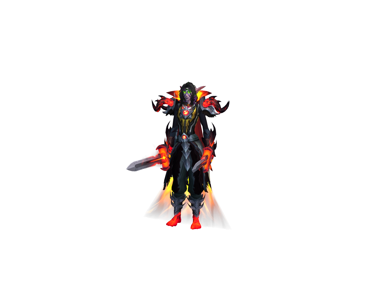 Rydia 3D character render