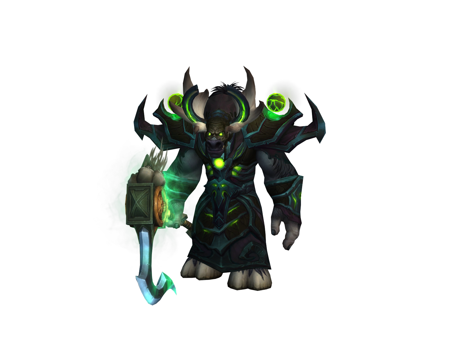 Felhoof 3D character render